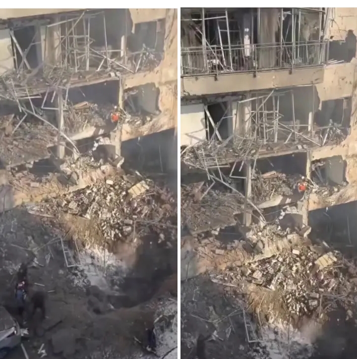 Images show heavy damage in Tel Aviv following reported hypersonic strike