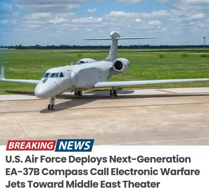 U.S. Air Force Deploys Next-Generation EA-37B Compass Call Electronic Warfare Jets Toward Middle East