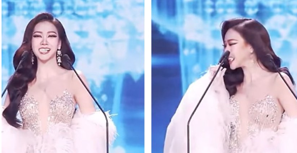 Beauty pageant contestant loses her teeth on stage