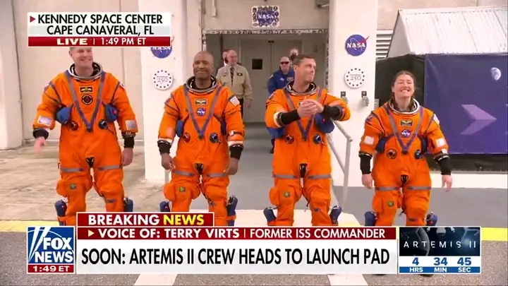 NASA Prepares Historic Return to the Moon as Artemis II Crew Suits Up for Launch