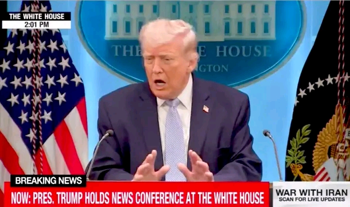 Trump uses slur against Biden at Iran rescue press conference