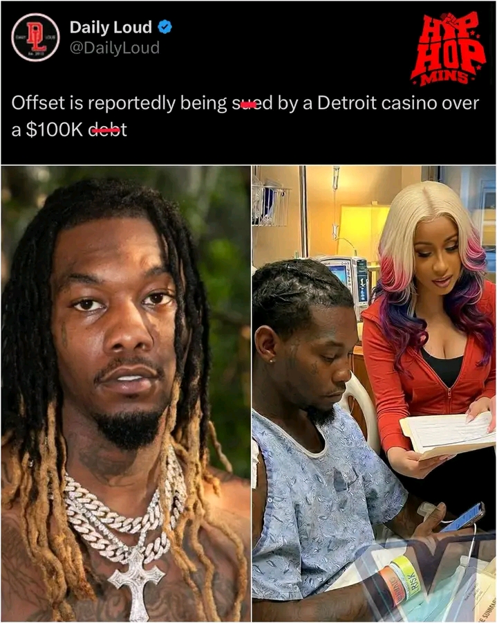 Offset is reportedly br-0-ke, and his mom and Cardi B aren’t h-appy.