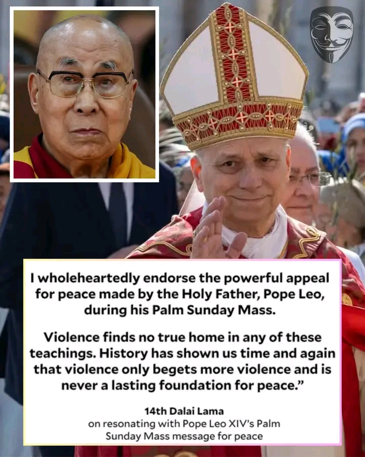 “Violence finds no true home in any of these teachings,” Dalai Lama echoes Pope Leo XIV’s call for peace
