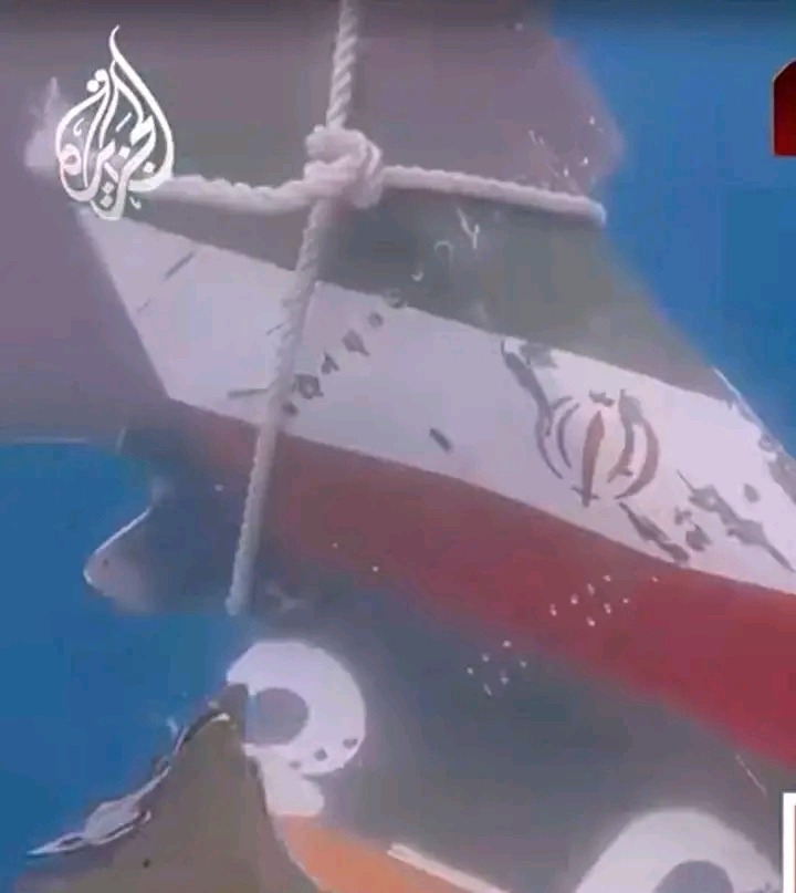 Wreckage of Iranian Air Force Su-24MK seen under water in the Persian&nbsp; Gulf for the first time after the announcement of a two week ceasefire