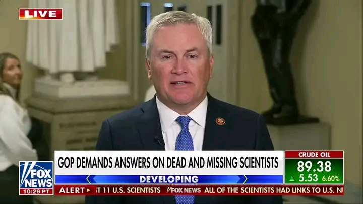 Sinister Pattern: 11 Top U.S. Scientists in Nuclear, Aerospace, and Space Programs Dead or Missing – James Comer Sounds Alarm on National Security Threat