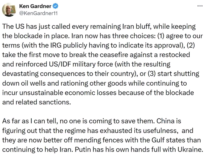 Trump Corners Iran: Blockade Forces Mullahs Into a Corner They Can’t Escape