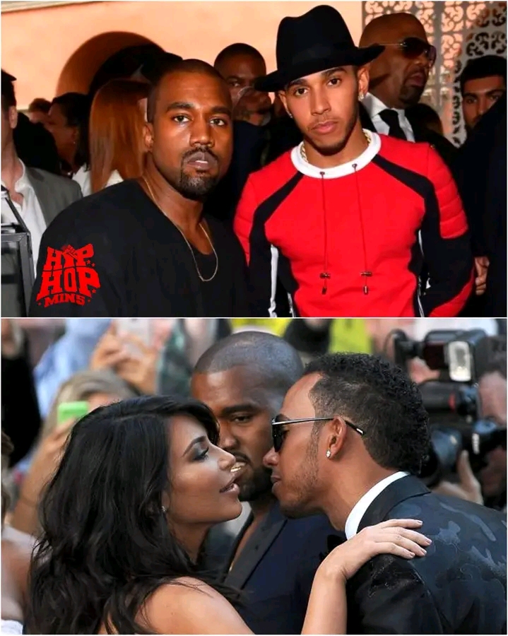 Kanye west couldn’t believe Lewis Hamilton would go behind him and take his girl