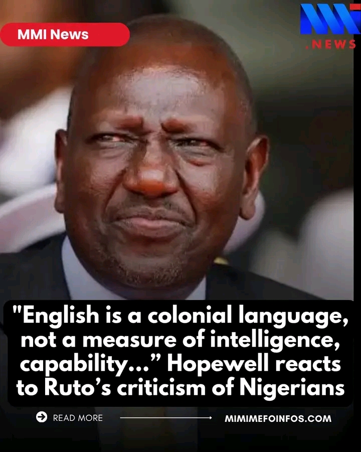 Kenyan President William Ruto is facing criticism after remarks suggesting that Nigerian-accented English can be difficult to understand