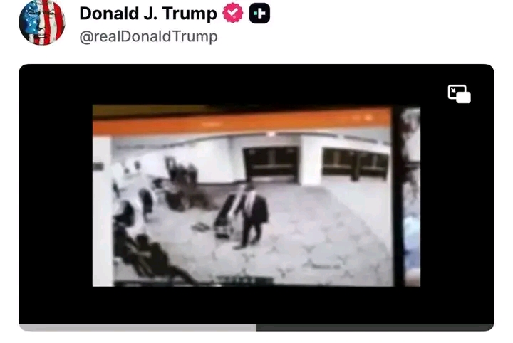 Trump Releases Security Footage of Chaos at White House Correspondents Dinner Shooting