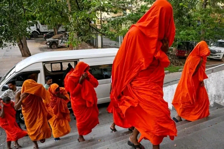 Sri Lankan monks arrested after 110kg of cannabis discovered in their luggage