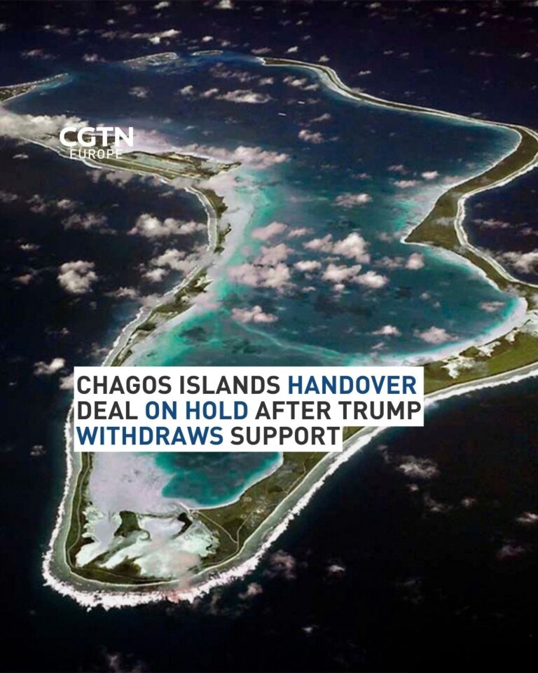 Britain has paused plans to return the Chagos Islands to Mauritius