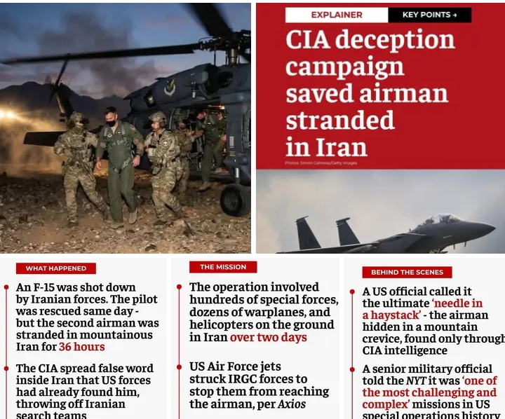 CIA Deception Helped Save Stranded U.S. Airman in Iran