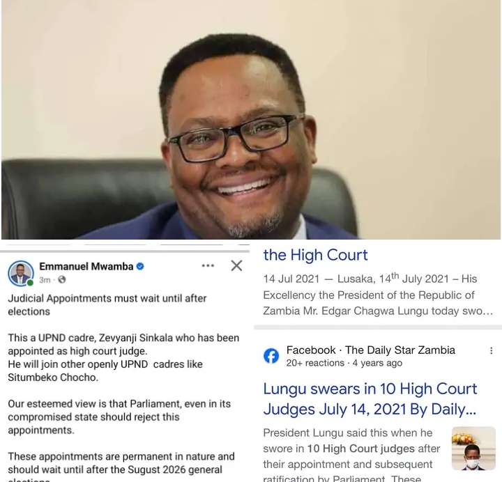 DR LARRY MWEETWA RESPONDS AND LECTURES EMMANUEL MWAMBA ON APPOINTMENT OF JUDGES IN AN ELECTION YEAR