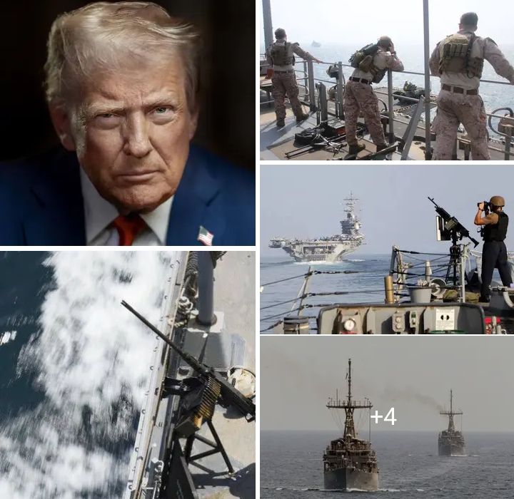 TRUMP LOCKS DOWN THE STRAIT OF HORMUZ AND THREATENS TO SINK IRANIAN WARSHIPS