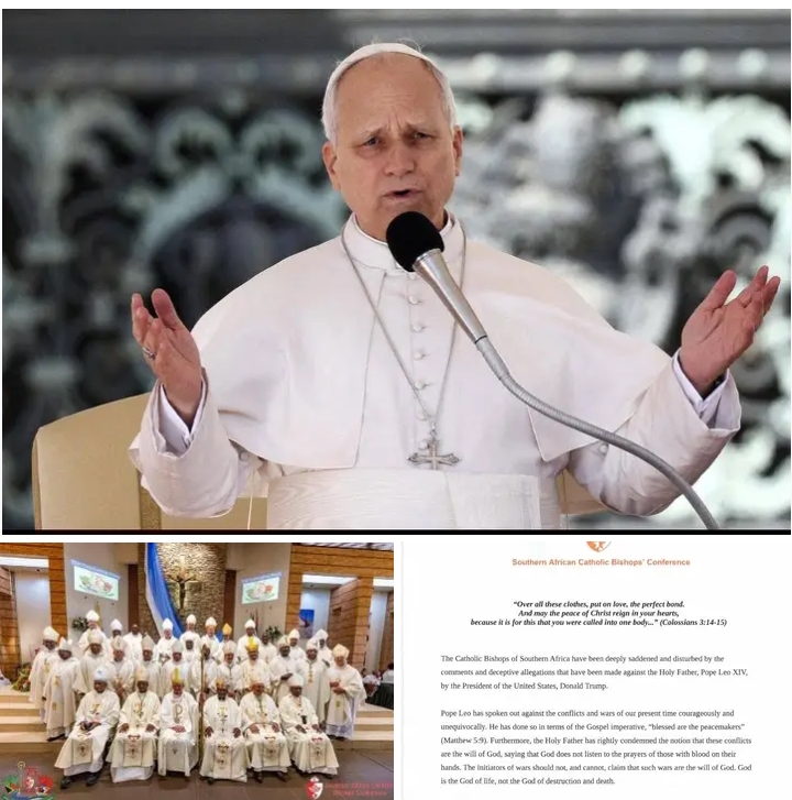 SOUTHERN AFRICAN BISHOPS DEFEND POPE LEO XIV AMID TRUMP CRITICISM