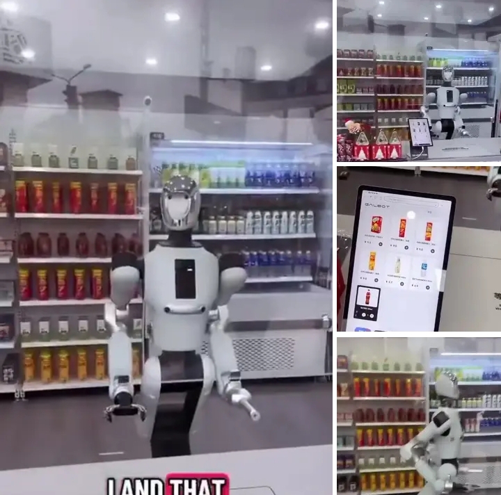 Chinese Company Deploys Humanoid Robots to Run Convenience Stores