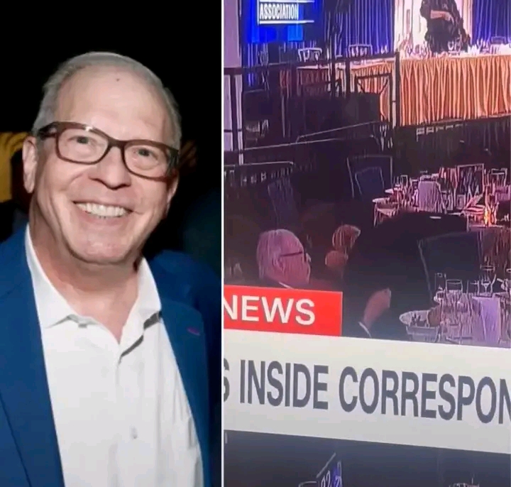 Man who went viral for remaining in his seat as he ate food during the WH Correspondents’ Dinner shooting says he didn’t want his new tux on the dirty Hilton floor