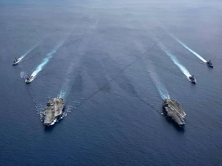 U.S. maintains two carrier strike groups near Hormuz