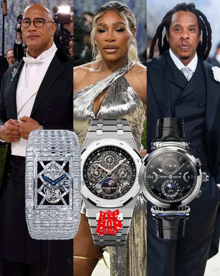Serena Williams also burst out for the drip competition alongside Jay-Z and The Rock