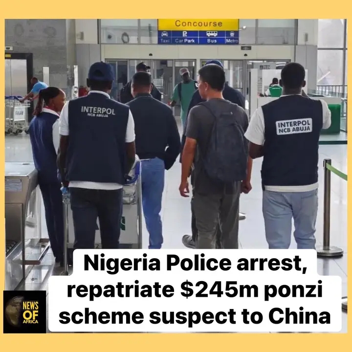 Nigeria Police arrest, repatriate $245m ponzi scheme suspect to China