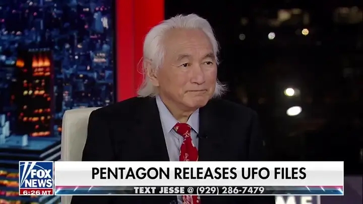 MICHIO KAKU CALLS TRUMP’S PENTAGON UFO FILE RELEASE A “10” TURNING POINT — DECADES OF RELYING ON SNICKERED-AT EYEWITNESSES NOW OVER