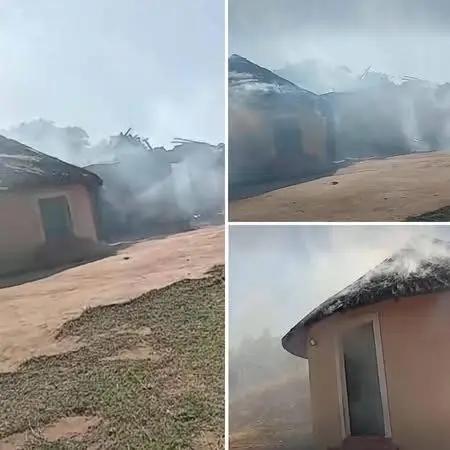 Ngizwe Mchunu, Xenophobia leader’s home in Mbumbulu KZN Destroyed by Fire