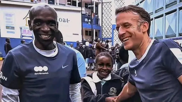 THE PRESIDENT WHO CAME TO CONQUER AFRICA ENDED UP CHASING KIPCHOGE