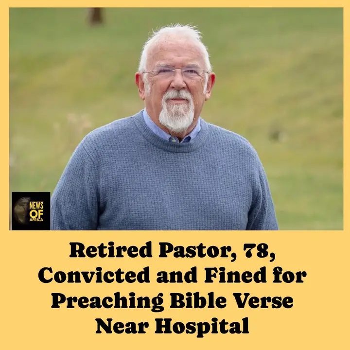 A 78-year-old retired pastor has been convicted and fined for preaching near a hospital in Northern Ireland.