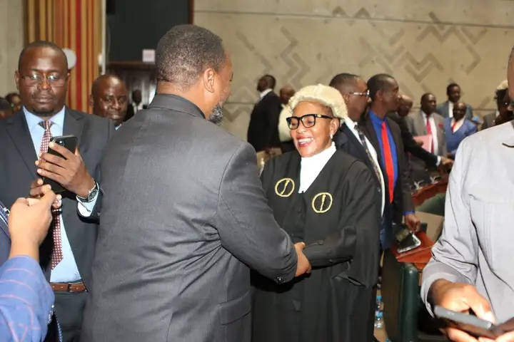 Nelly Mutti has announced the-sine die-adjournment of the National Assembly