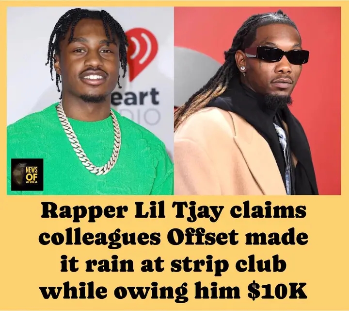 Lil Tjay has opened up about his past issues with Offset, claiming their fallout started over money
