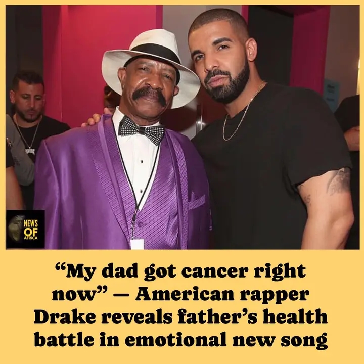 Canadian rapper Drake has revealed that his father, Dennis Graham, is battling cancer