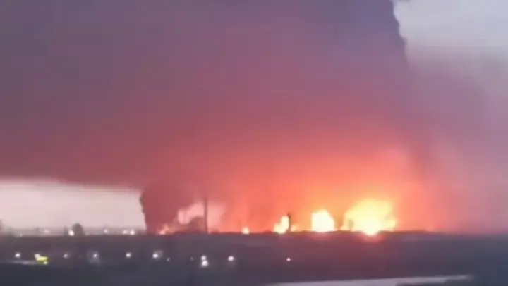 Massive Ukrainian Drone Strike Hits Russian Oil Refinery