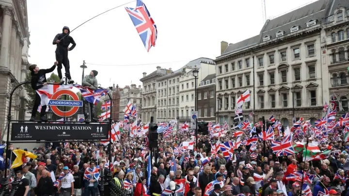 Massive “Unite the Kingdom” Protest Erupts in London