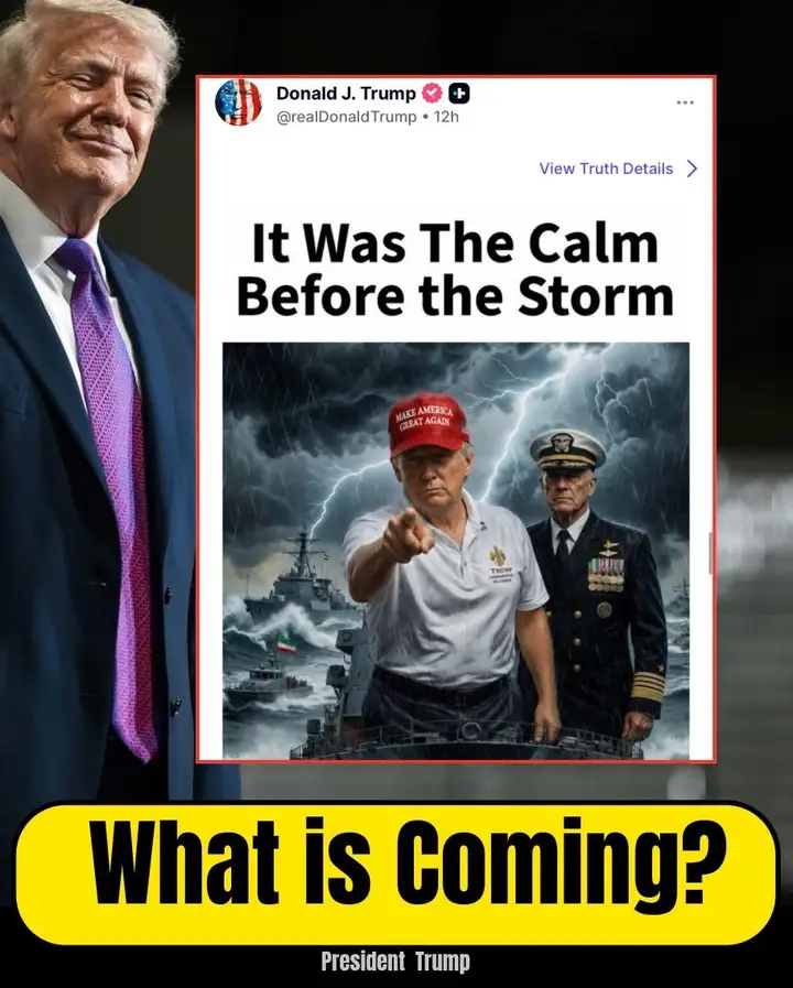 Trump’s “Calm Before the Storm” Post Sparks Fresh Iran War Fears