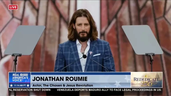 ACTOR JONATHAN ROUMIE URGES AMERICA TO STOP THE DOOM SCROLL AND PRAY — OUR GREATEST NEED IS TO TURN BACK TO GOD