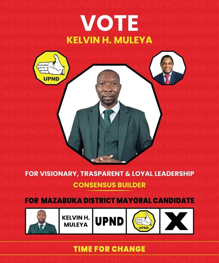 FIVE UPND CANDIDATES GO UNOPPOSED IN MAZABUKA