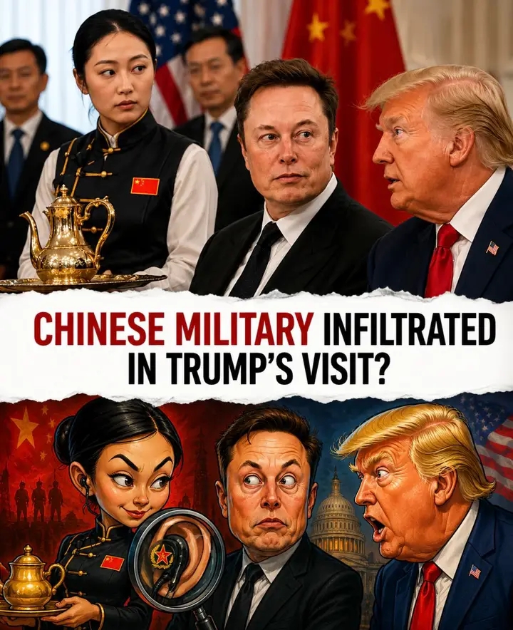 Chinese military infiltrated&nbsp; in Trump’s visit?
