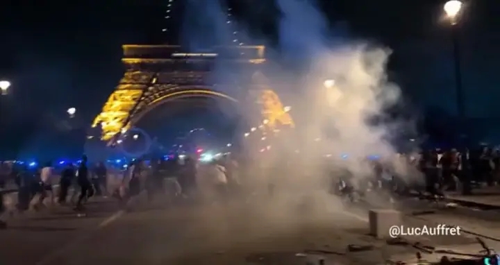Paris Descends Into Chaos: PSG Victory Sparks Another Night of Riots Under the Eiffel Tower