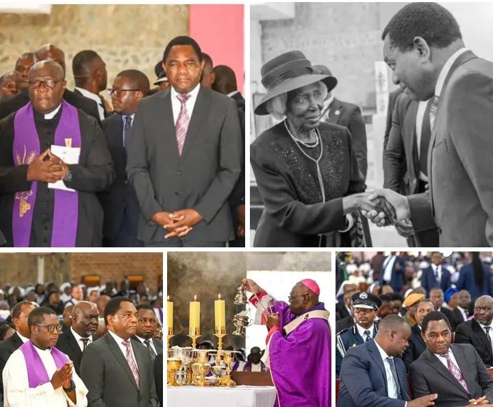 HH leads in mourning Archbishop Mpundu …as ex Catholic cleric laid within precincts of Cathedral of the Child Jesus