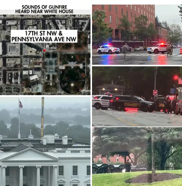 Gunfire erupts near White House as Secret Service shoots armed suspect