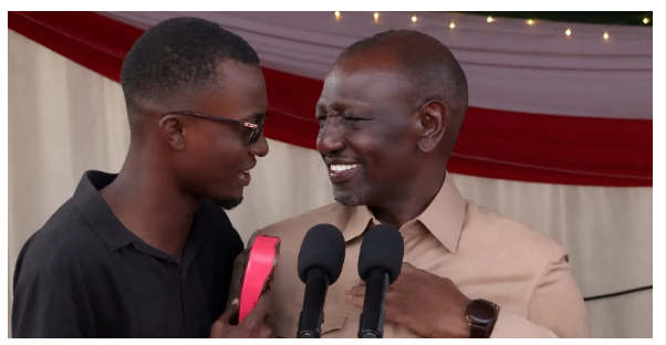Man breaches Kenyan President William Ruto’s security and reaches the stage during public event