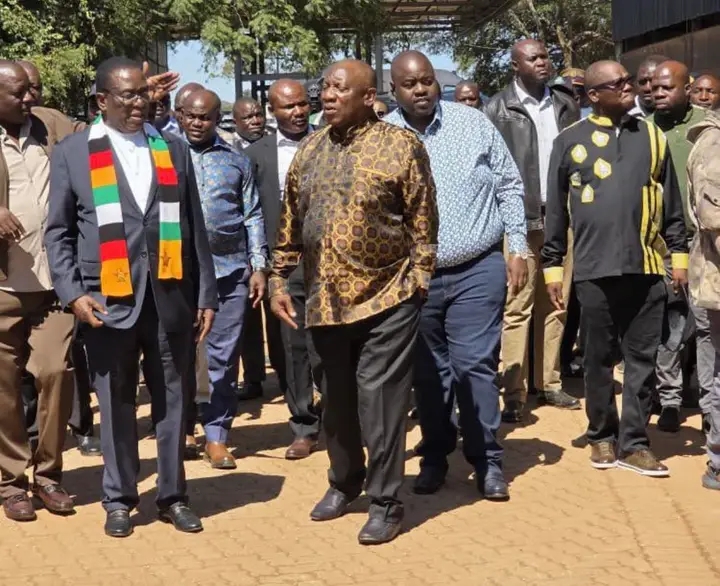 RAMAPHOSA’S SHOCK ZIM VISIT: CRISIS TALKS OR POWER PLAY BEHIND CLOSED DOORS?