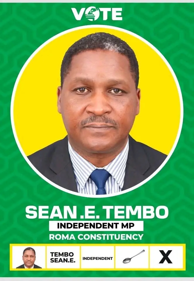 Sean Tembo to contest Roma parliamentary seat as independent