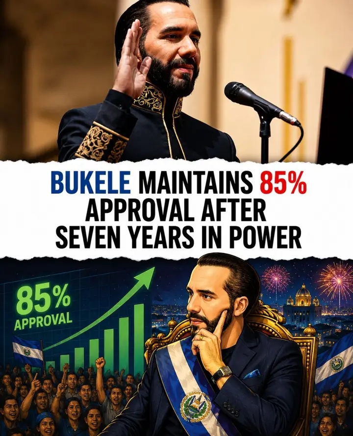 Seven years in power, and Nayib Bukele is still dominating the polls