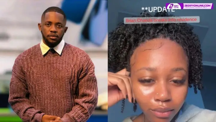 TikToker GINA alleges that BRIAN CHANDA, along with 11 other men, broke into her former residence at 22:00 hours,