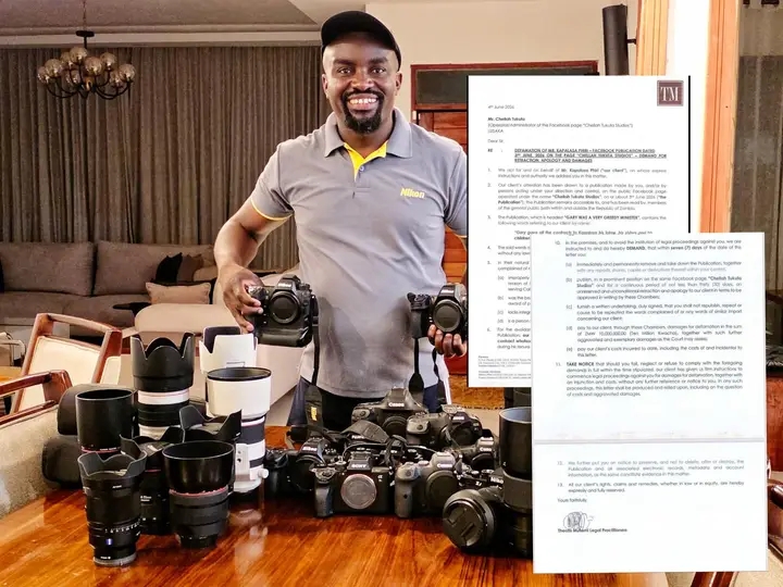 CHELLAH TUKUTA FACES K10 MILLION DEFAMATION SUIT O