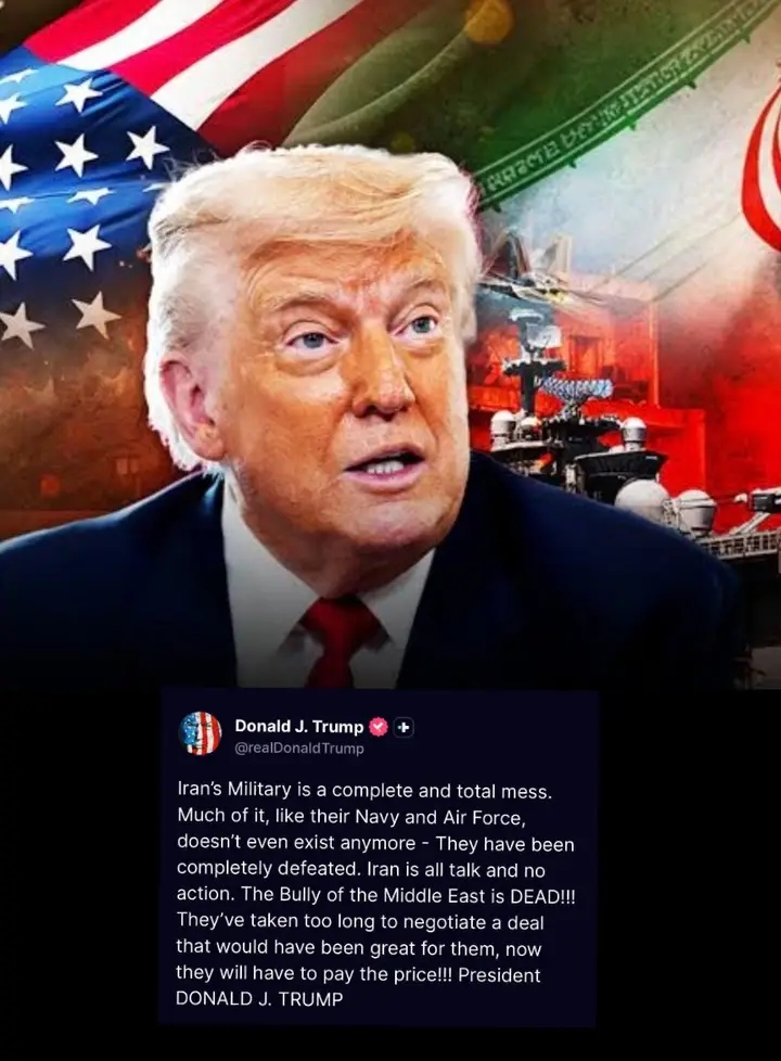 Trump: “Iran Is Defeated