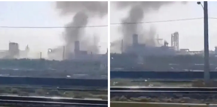 Smoke Rises Over Iran’s Mahshahr Petrochemical Complex After Reported Israeli Strike