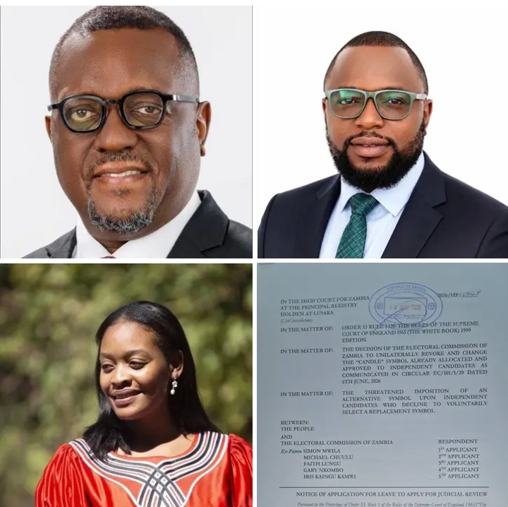 Gary Nkombo, Iris Kaingu,Simon Mulenga Mwila sues 
