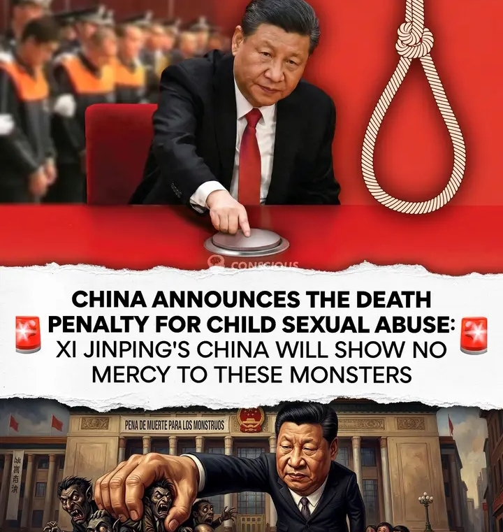 CHINA ANNOUNCES THE DEATH PENALTY FOR CHILD SEXUAL ABUSE: XI JINPING’S CHINA WILL SHOW NO MERCY TO THESE MONSTERS